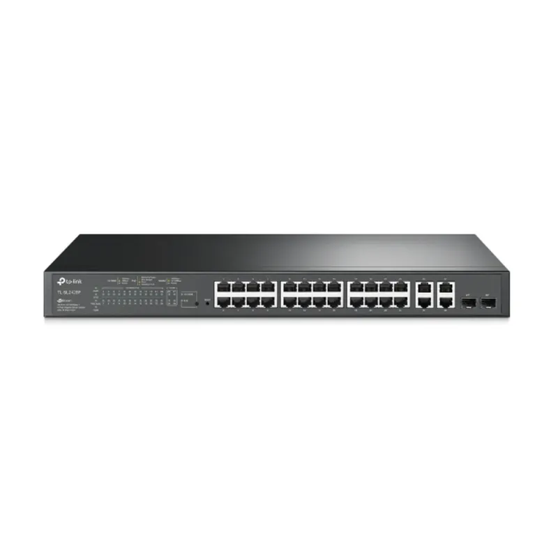 Switch TP-LINK TL-SL2428P - 24 Puertos - Fast Ethernet - 2 SFP - Gestionado - TL-SL2428P