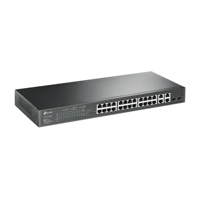 Switch TP-LINK TL-SL2428P - 24 Puertos - Fast Ethernet - 2 SFP - Gestionado - TL-SL2428P