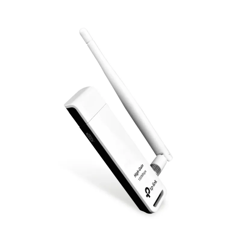 Adaptador Inalámbrico Tp Link 150Mbps Usb 2.4 Ghz Blanco - TL-WN722N