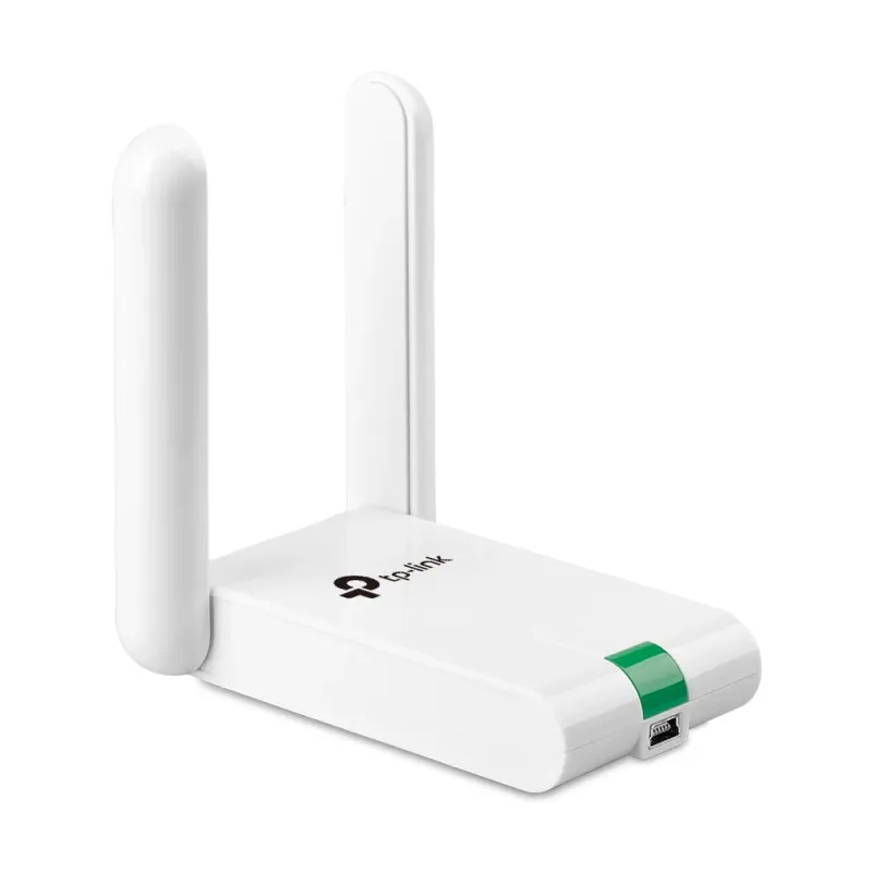 Adaptador USB Inalámbrico TP-LINK TL-WN822N - Alta Ganancia - IEEE 802.11n/b/g - N 300Mbps - Chipset - 2 Antenas - Blanco - TL-WN822N