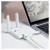 Adaptador USB Inalámbrico TP-LINK TL-WN822N - Alta Ganancia - IEEE 802.11n/b/g - N 300Mbps - Chipset - 2 Antenas - Blanco - TL-WN822N