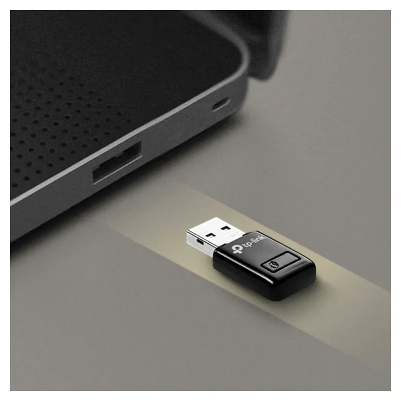 Adaptador de Red Inalámbrico N Mini TP-Link TL-WN823N - USB - 300Mbps - Negro - TL-WN823N