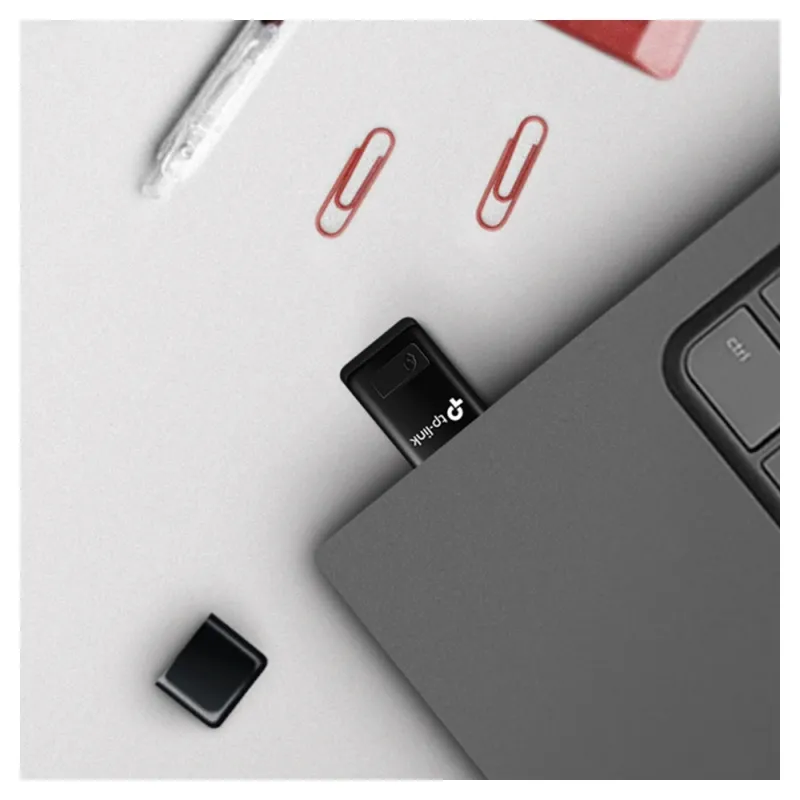 Adaptador de Red Inalámbrico N Mini TP-Link TL-WN823N - USB - 300Mbps - Negro - TL-WN823N