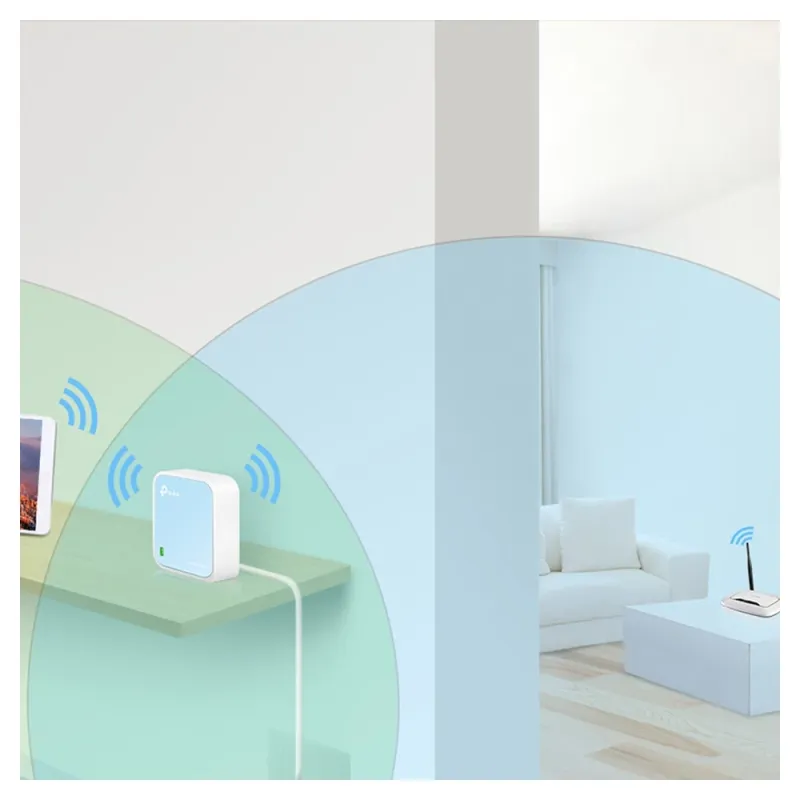 Router TP-LINK Nano - 2.4 GHz - 300 Mbps - 1x RJ-45 - TL-WR802N