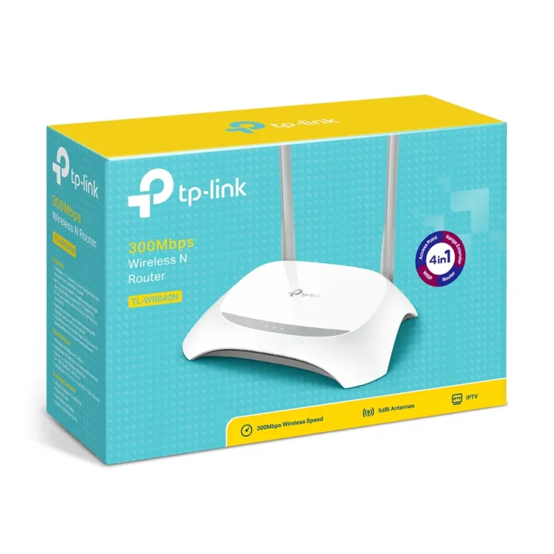 Router Wi Fi Tp Link De 300Mbps Con Modo Router / Wisp / Tl Wr840N - TL-WR840N