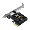 Tarjeta de Red TP-LINK TX201 - PCI-Express - 2500 Mbit/s - 1× RJ45 - Gigabit - 2.5 Gbps - TX201