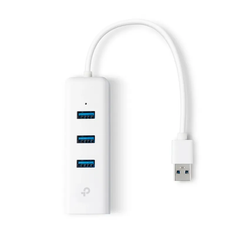 HUB USB TP-LINK UE330 - 3x USB 3.0 - RJ-45 - Blanco - UE330