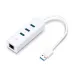 HUB USB TP-LINK UE330 - 3x USB 3.0 - RJ-45 - Blanco - UE330