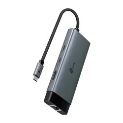 Hub TP-Link USB-C - DisplayPort - HDMI - RJ-45 - USB-A 3.1 - USB-C - 5 Gbit/s - UH6120C Hub TP-Link USB-C - DisplayPort - HDMI - RJ-45 - USB-A 3.1 - USB-C - 5 Gbit/s - UH6120C
