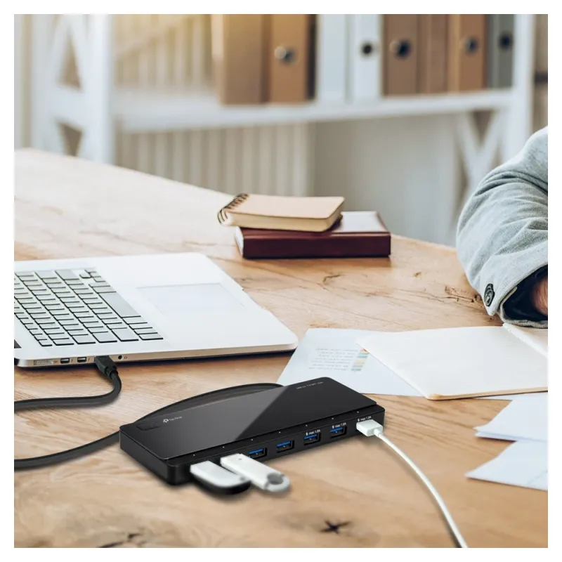 Hub USB 3.0 TP-LINK 7 Puertos - Compatible con USB 2.0 y 1.1 - UH700