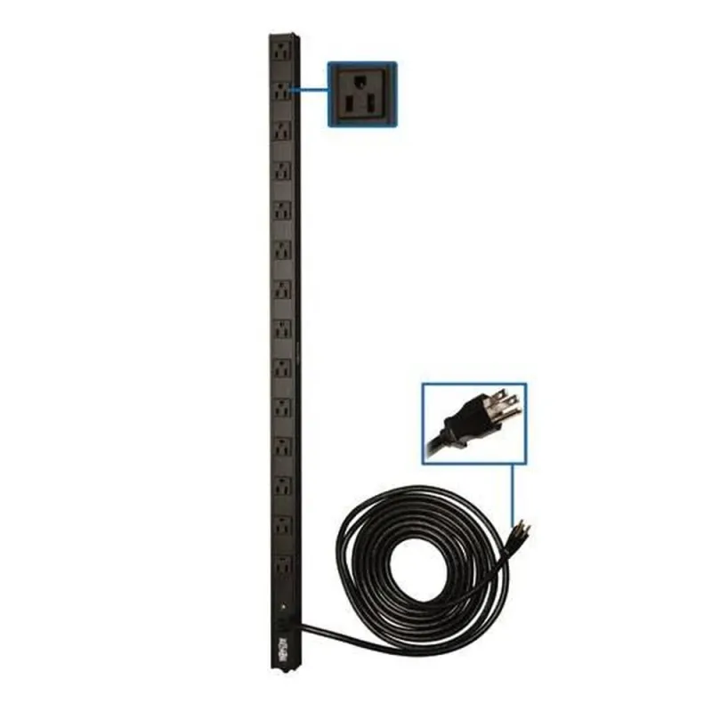 Pdu Tripp Lite 14 Contactos Nema 5 15R Monofásico 120V 15A - PDUV15