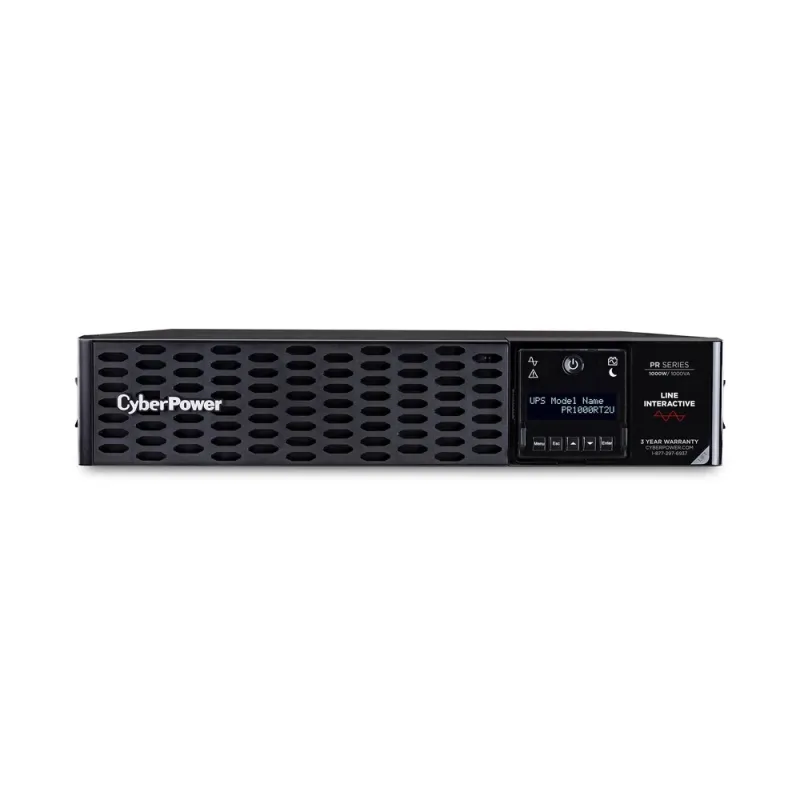 Ups Cyberpower 1000Va/1000W 8 Contactos Línea Interactiva Lcd Avr - PR1000RT2U