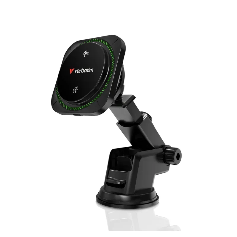 Cargador Inalámbrico Verbatim Charge 'n' Drive Qi2 - Magnético - USB-C - Ventilador - 31860