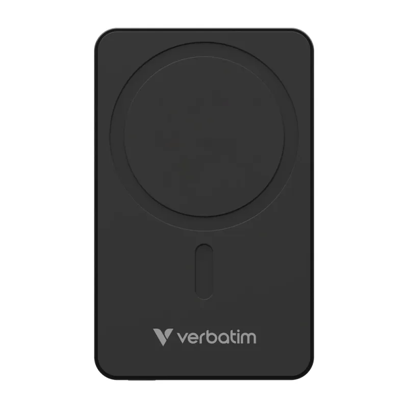 Power Bank Verbatim Charge n Go Essentials - 5000mAh - USB-C - MagSafe - Negro - 32225