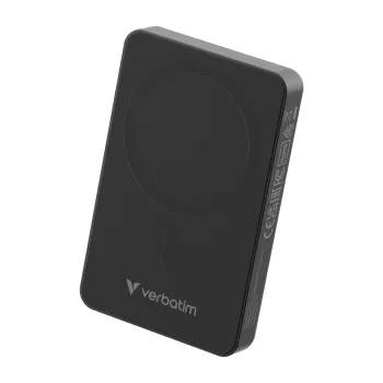 Power Bank Verbatim Charge n Go Essentials - 10000mAh - USB-C - MagSafe - Negro - 32227