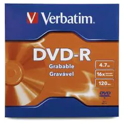 DVD-R Verbatim - 16X - 4.7GB - Individual - 97323 DVD-R Verbatim - 16X - 4.7GB - Individual - 97323