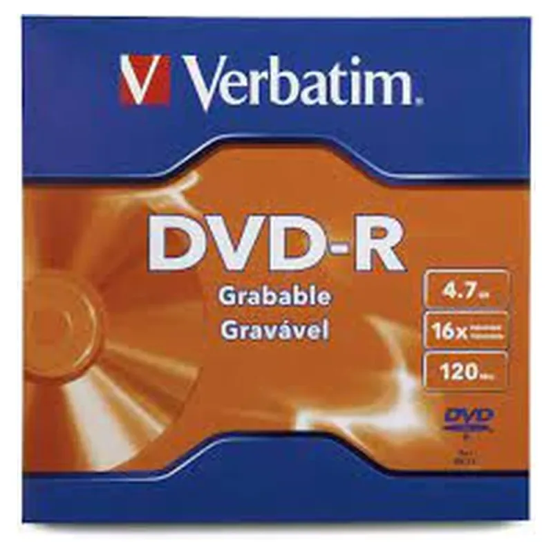 DVD-R Verbatim - 16X - 4.7GB - Individual - 97323