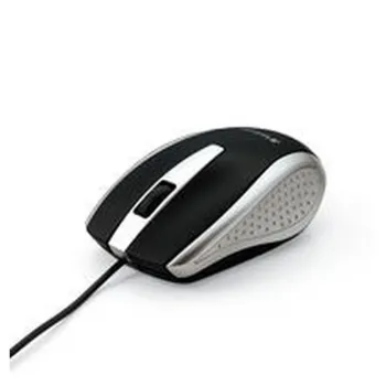 Mouse Verbatim Bravo - Alámbrico - USB - Plata - 99741