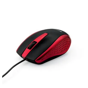 Mouse Verbatim Bravo - Alámbrico - USB - Negro/Rojo - 99742