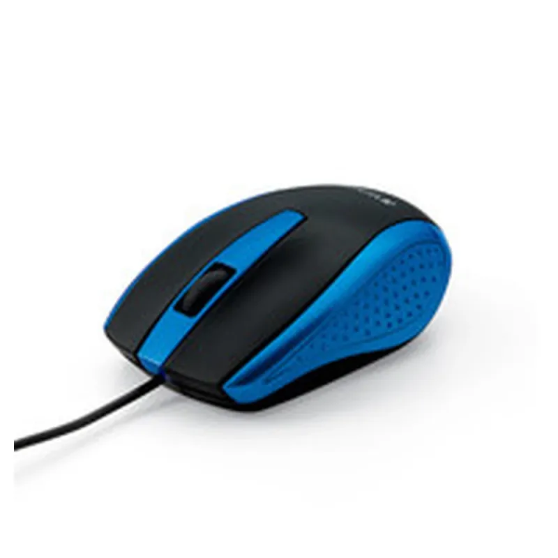 Mouse Verbatim Bravo - Alámbrico - USB - Negro/Azul - 99743