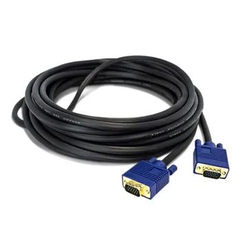 Vorago Cab-205 Cable Vga 10 M Vga (D-Sub) Negro, Azul - AC-365810-1