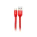 Cable Vorago Usb Cab 113 Rojo Usb 2 A Micro Usb 1Metros Bols - CAB-113-RD