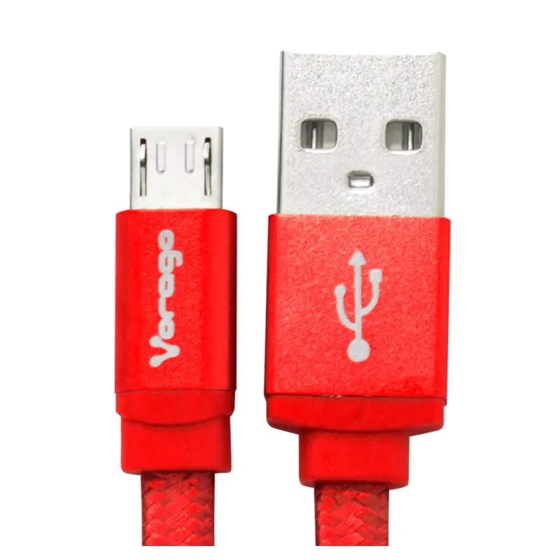 Cable Usb Vorago Cab 113 Micro Usb, Usb, 1 M, Rojo - AC-365810-31