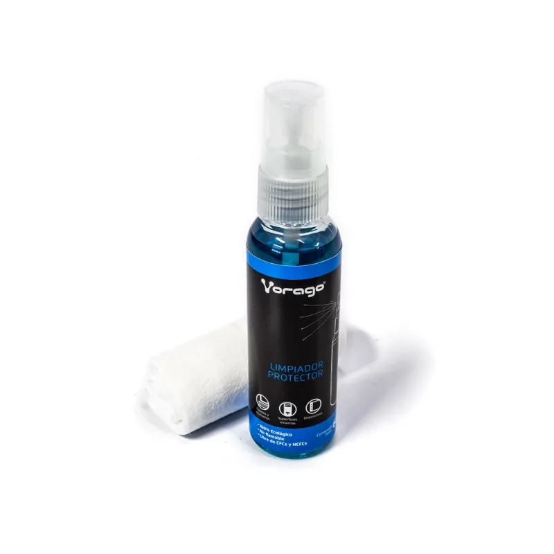 Vorago Cln-200 Kit De Limpieza Para Equipos Metal/Plástico Paño Seco Y Espray Para Limpieza De Equipos 60 Ml - AC-405879-1
