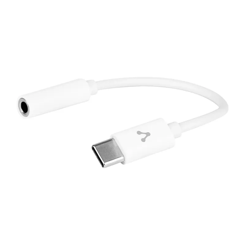 Adaptador Vorago ADP-209 - USB-C a 3.5mm - Blanco - ADP-209