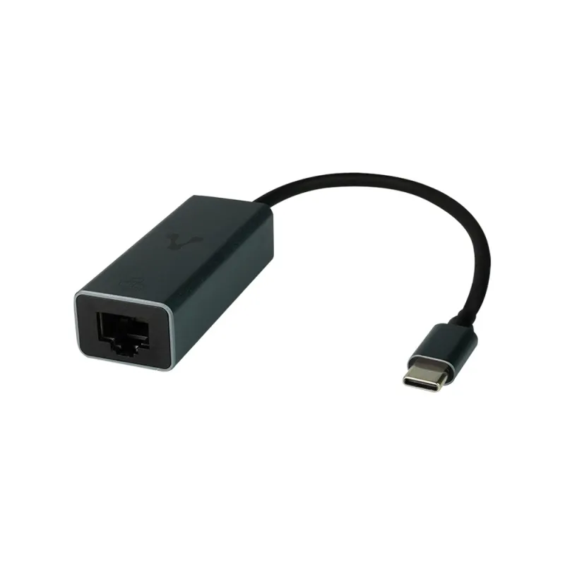 Adaptador Vorago ADP-210 - USB-C a Ethernet - Negro - ADP-210