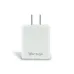 Cargador de Pared Vorago AU-350 - USB 3.0 - USB-C - Blanco - AU-350-WH