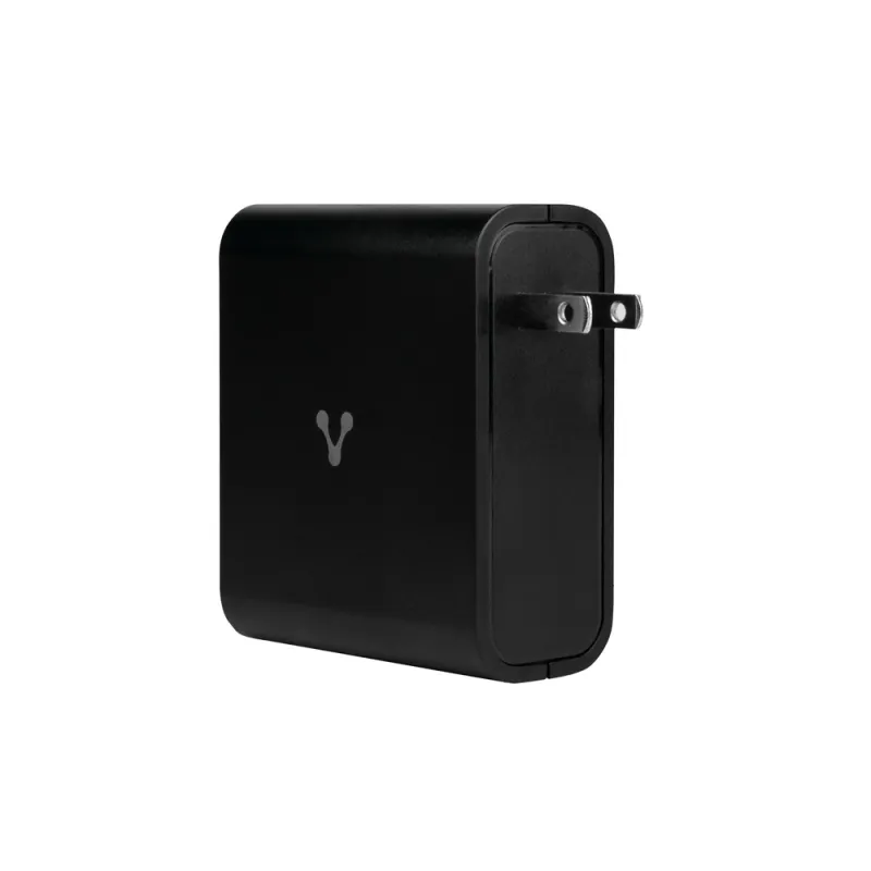 Cargador de Pared Vorago AU-600 - 100W - 3x USB-C - 2x USB - Negro - AU-600