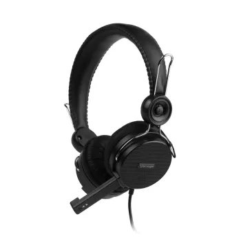 Vorago Hs-201 Audífono Y Auriculare Auriculares Alámbrico Diadema Llamadas/Música Negro - AU-950663-23