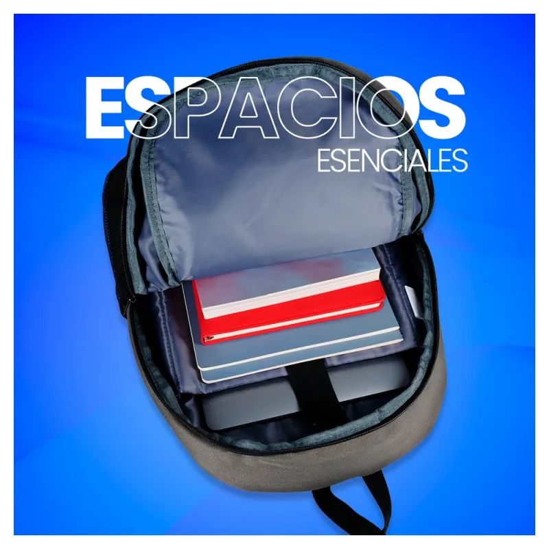 Mochila Vorago BP-150 - 15.6" - Gris con Negro - BP-150-GR