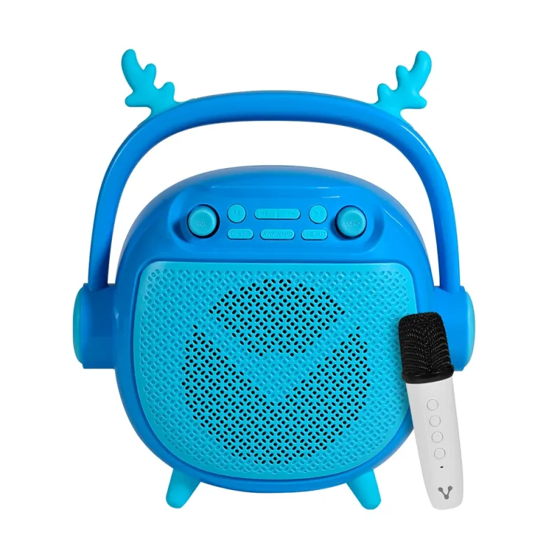 Bocina Portátil Vorago BSP-205 - Bluetooth - Azul - BSP-205-BL
