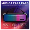 Bocina Portátil Vorago BSP-260 - Bluetooth - 3.5mm - RGB - BSP-260