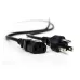 Cable De Poder Vorago Ac 345810 1 1.5M Iec C13 / Nema 5 15P Negro - CAB-122
