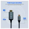 Cable Vorago CAB-310 - USB-C a HDMI - 1.8m - Negro - CAB-310