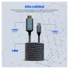 Cable Vorago CAB-310 - USB-C a HDMI - 1.8m - Negro - CAB-310