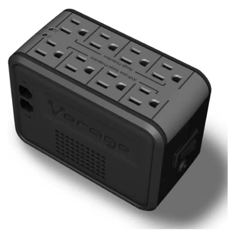 Vorago Avr-100 Regulador De Voltaje 8 Salidas Ac Negro - EN-430585-1