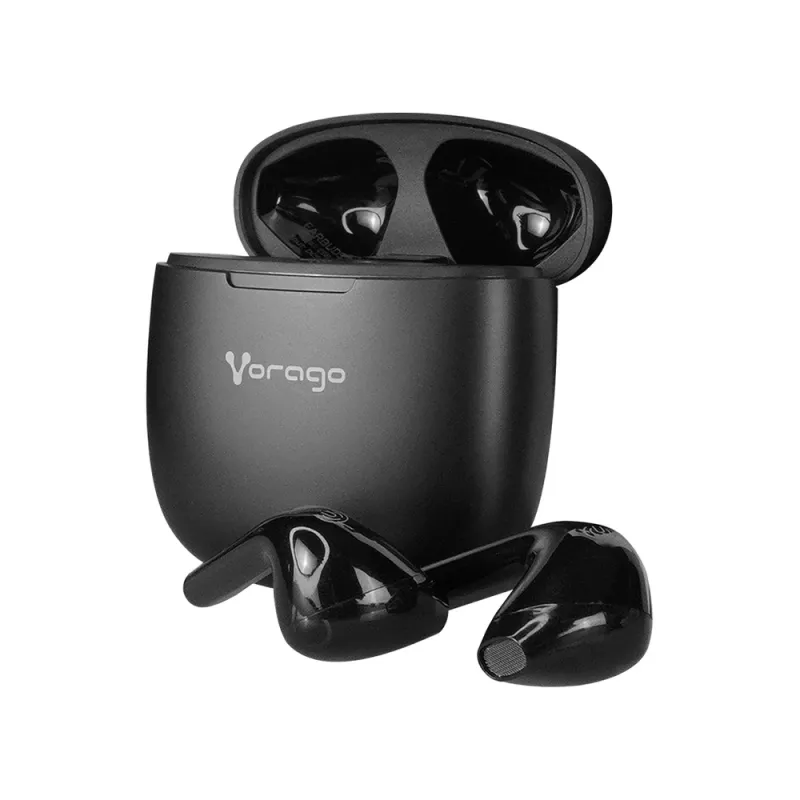 Auriculares Vorago ESB-305 - Inalámbricos - Bluetooth - Micrófono - Negro - ESB-305