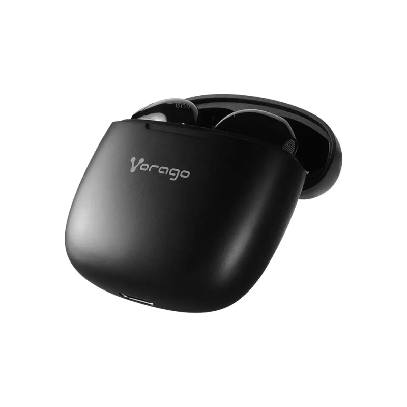 Auriculares Vorago ESB-305 - Inalámbricos - Bluetooth - Micrófono - Negro - ESB-305