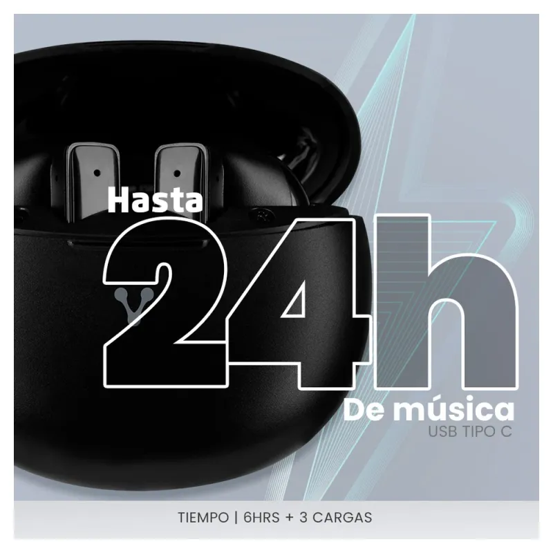 Auriculares Vorago ESB-310 - Inalámbrico - Bluetooth - ESB-310-BK