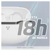Auriculares Vorago ESB-450 - Inalámbrico - Bluetooth - Blanco - ESB-450-WH