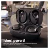 Auriculares Vorago Earbuds BT 500 PLUS - Inalámbrico - Bluetooth - Micrófono - Negro - ESB-500-PLUS