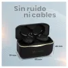 Auriculares Vorago Earbuds BT 600 ANC - Inalámbrico - Bluetooth - Micrófono - Negro - ESB-600-ANC