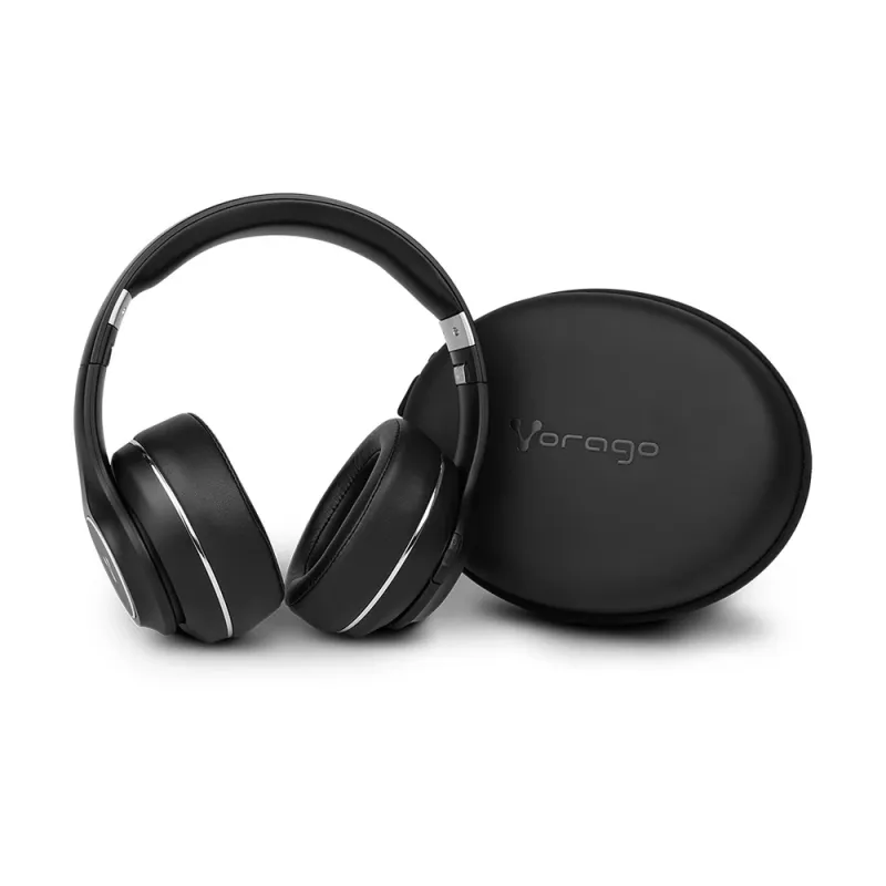 Audífonos Vorago HPB-601 V2 - Inalámbrico - Bluetooth - Negro - HPB-601-V2