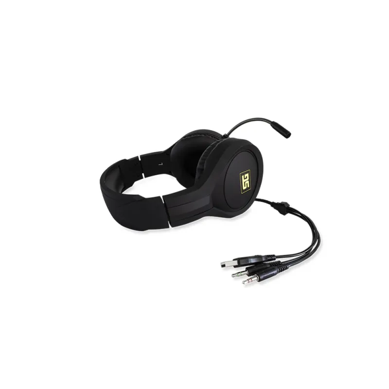 Diadema Gamer Vorago HS-501 - Alámbrico - Micrófono - RGB - HS-501