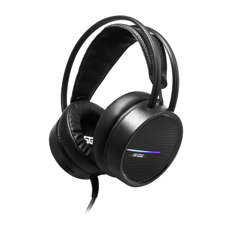 Diadema Gamer Vorago HS-502 - Alámbrico - Micrófono - RGB - HS-502