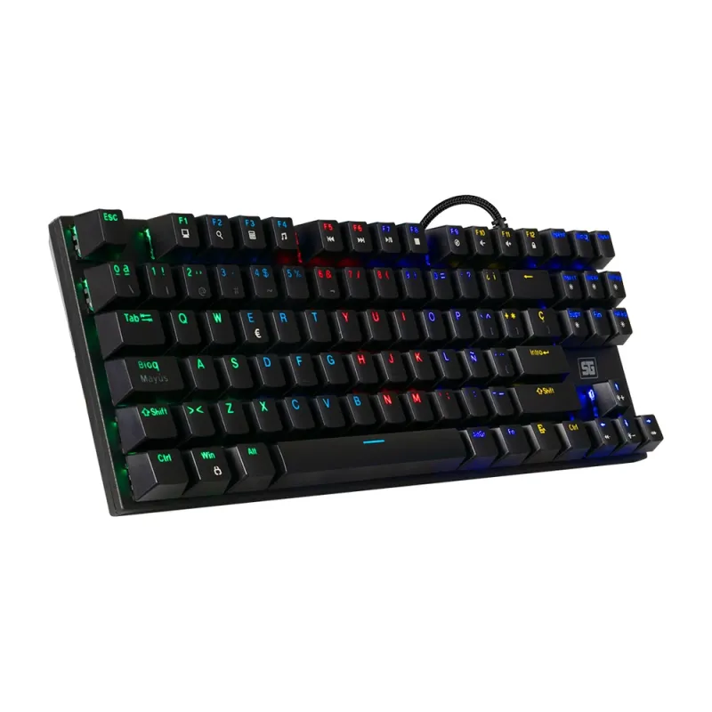 Teclado Gamer Vorago KB-600 - Alámbrico - RGB - Switch Azul - KB-600